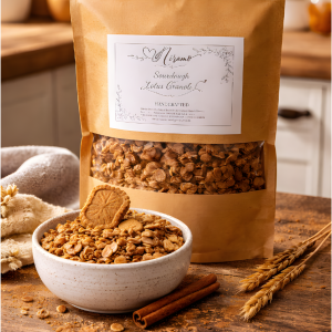 Sourdough Lotus Granola (Approx. 350g)