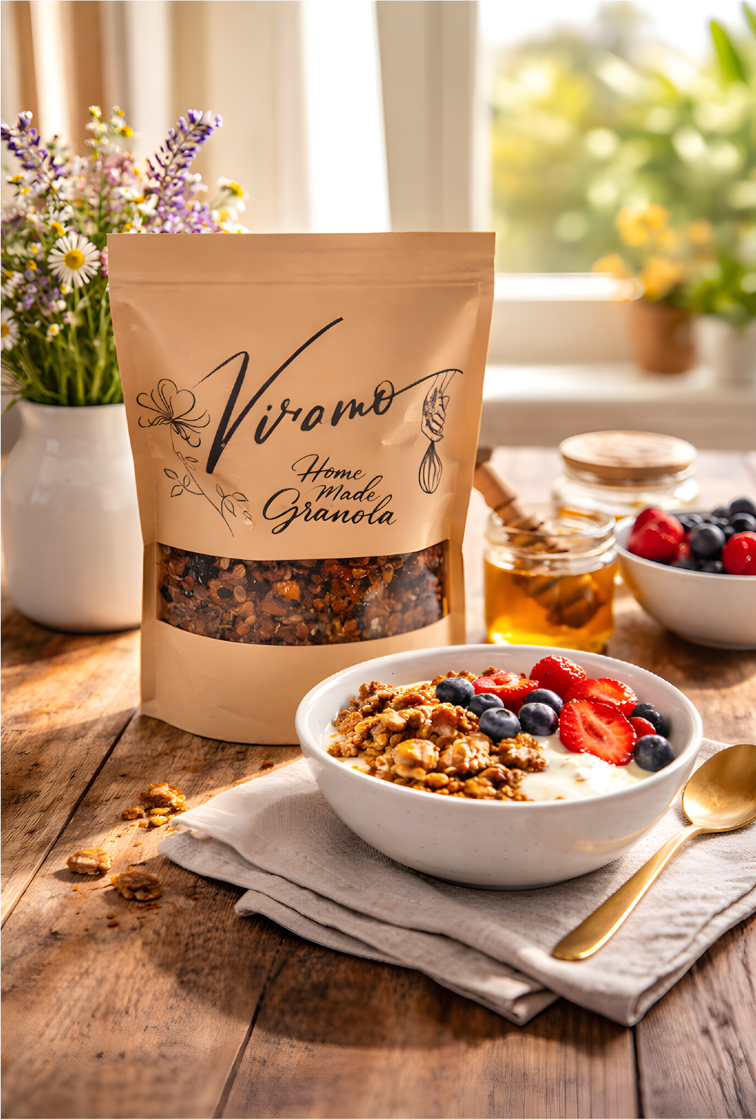 Sourdough Plain Granola (Approx. 350g)